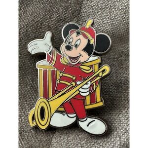 Disney Parks Mickey Mouse Band Leader Red Drum Trumpet Enamel Trading Pin 2008